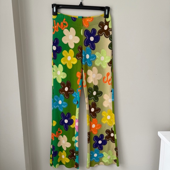 SIEDRES Size XS Vintage inspired Floral Retro Pants - BOHO - Picture 2 of 7